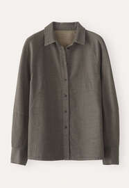 Raglan-sleeve blouse, Soft charcoal, webstill