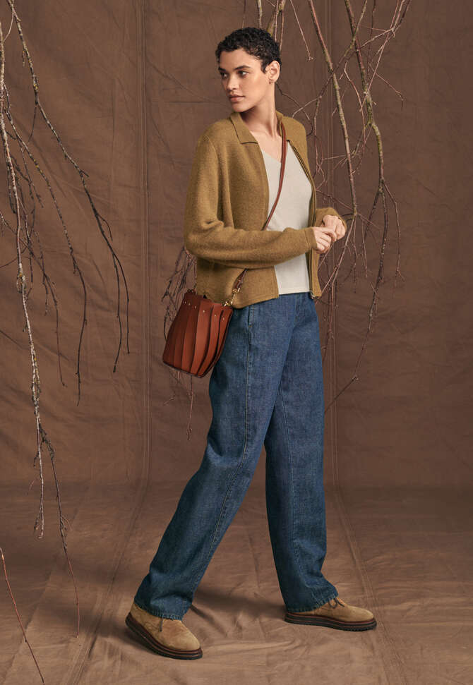 Jacquard jacket, Toffee, completeTheLook