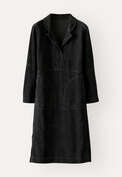 Cord dress, Charcoal, webstill