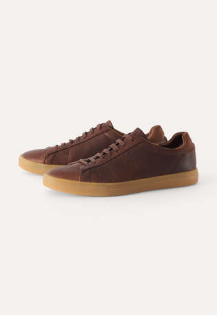 Lace-up trainers, Cocoa, webstill