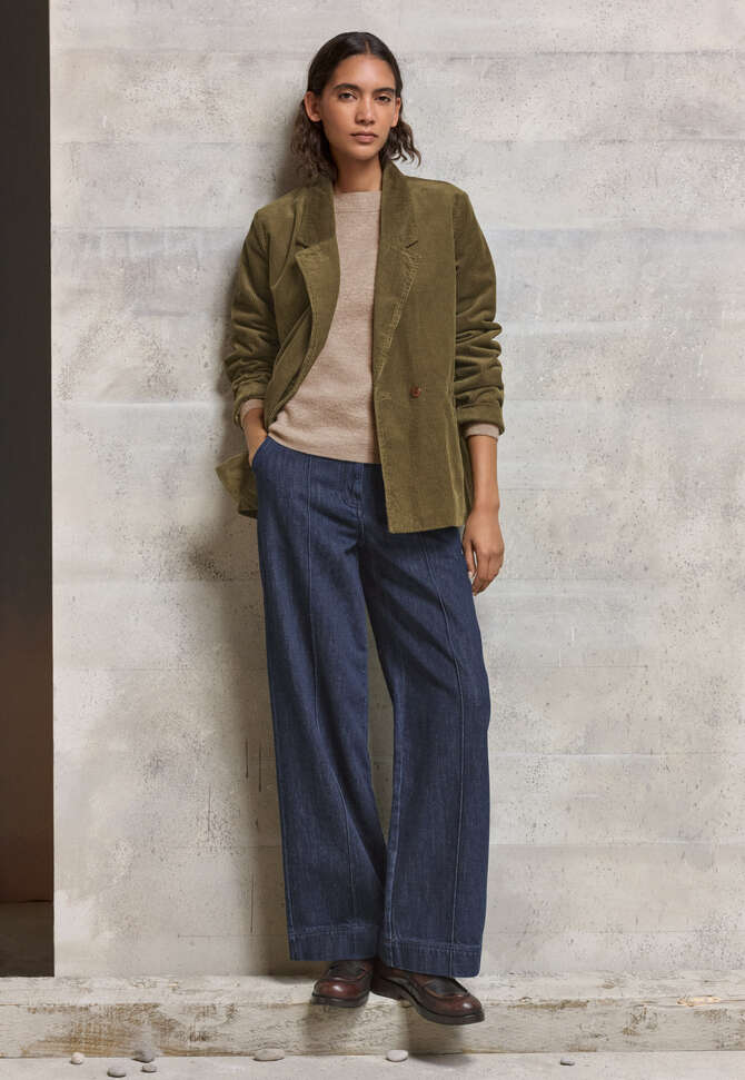 Double-breasted jacket, Moss green, completeTheLook