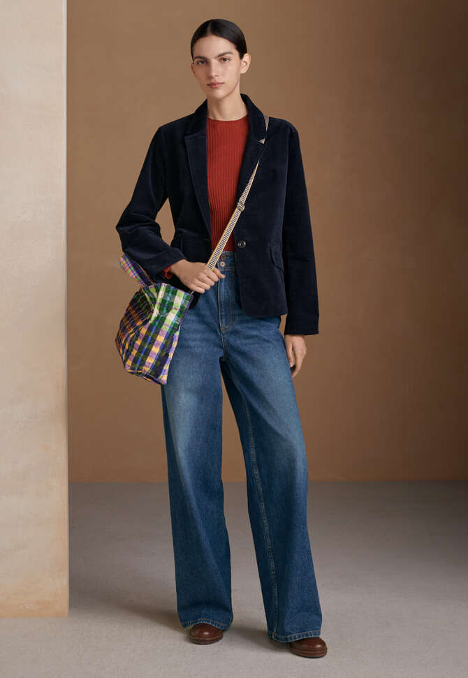 Short blazer, Ink, completeTheLook
