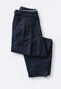 Tapered trousers, Blue black, webstill
