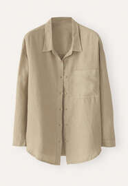 Garment-dyed overshirt, Washed fern, webstill