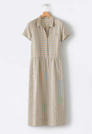 Striped dress, Wheat, webstill