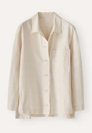 Structured overshirt, Natural, webstill