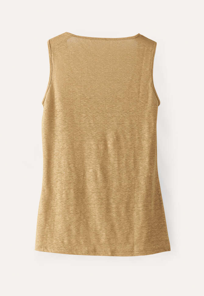 Simple vest, Soft ochre, completeTheLook