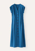 Button-through dress, Cobalt, webstill