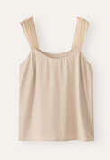 Chiffon strap camisole, Soft fawn, webstill