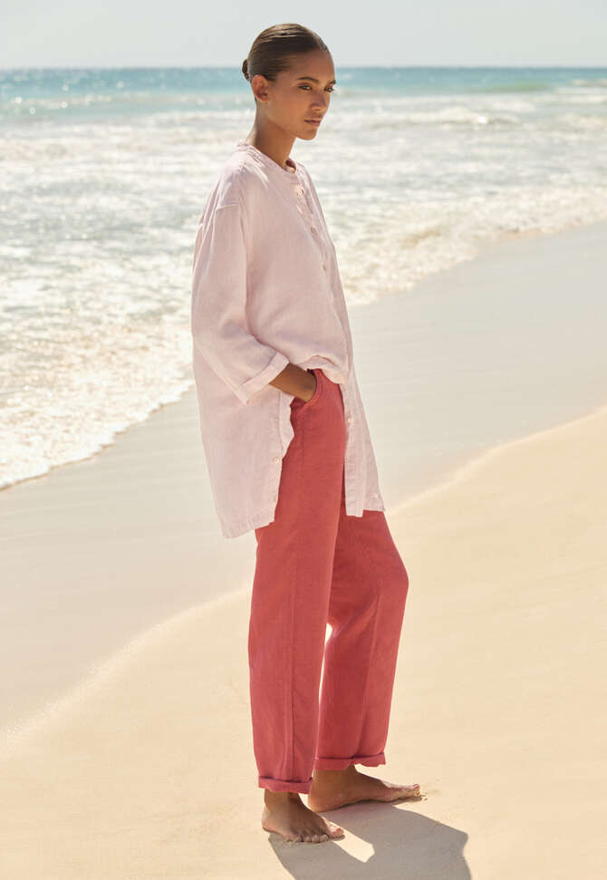 Slim-leg jeans, Coral, completeTheLook