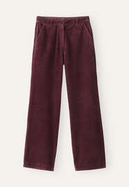 Tapered trousers, Soft maroon, webstill