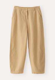 Barrel-leg trousers, Yellow wheat, webstill
