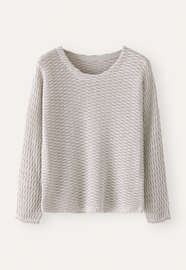 Rib-stitch sweater, Ice grey, webstill