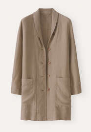 Long jacket, Taupe, webstill