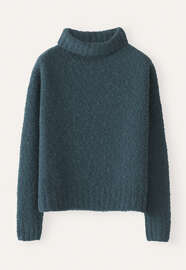 Funnel-neck sweater, Baltic, webstill