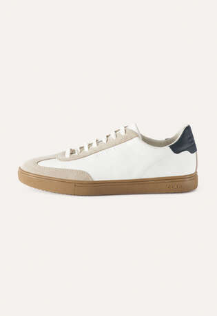Gum-sole trainers, White stone, webstill