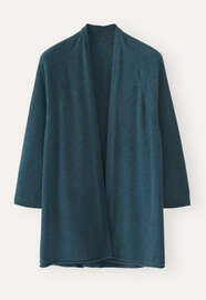 Kimono-style cardigan, Teal, webstill