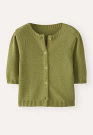 Short-sleeve cardigan, Fern, webstill