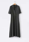 Jersey dress, Slate grey, webstill