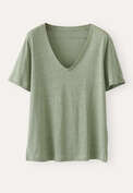V-neck top, Sage green, webstill