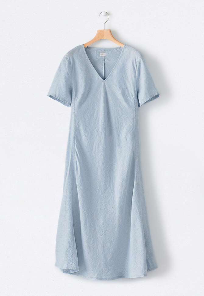 Bias-cut dress, Pale indigo, completeTheLook