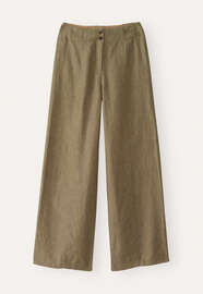 Front-seam trousers, Dark olive, webstill