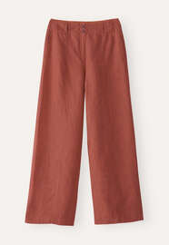 Front-seam trousers, Fig copper, webstill