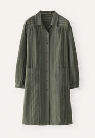 Striped shirtdress, Forest, webstill