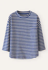 Striped top, Ink cream, webstill