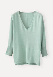 V-neck sweater, Soft jade, webstill