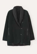 Padded jacket, Slate black, webstill