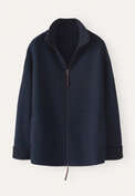 Zip-front knitted jacket, Ink blue, webstill