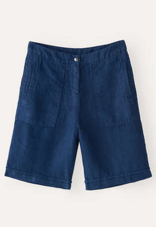 Relaxed shorts, Petrol ink, webstill