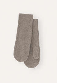 Mittens, Soft taupe, webstill