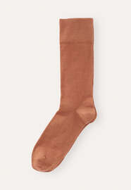 Fine-knit socks, Orange tan, webstill