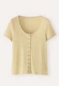 Scoop-neck top, Pistachio, webstill