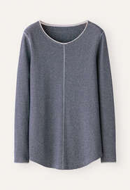 Striped top, Ink white, webstill