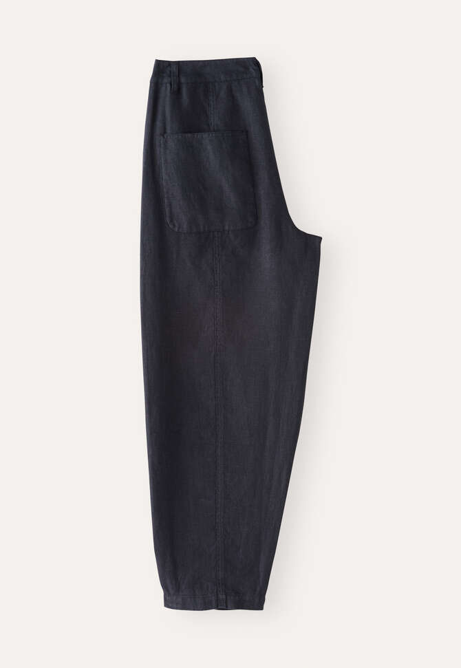 Curved-leg trousers, Ink, completeTheLook