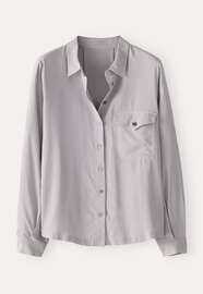 Patch pocket blouse, Pale mink, webstill