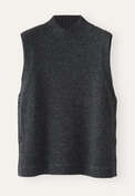 Sleeveless sweater, Charcoal, webstill