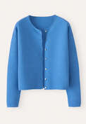 Ripple-stitch cardigan, Marine, webstill