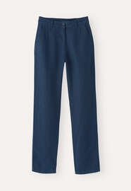 Slim-leg jeans, Petrol ink, webstill