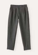 Tapered trousers, Charcoal, webstill