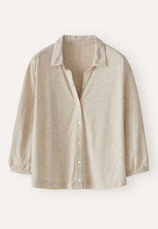 Jersey shirt, Grey natural, webstill
