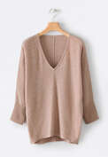 V-neck sweater, Pink musk, webstill