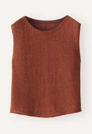 Knitted top, Brown chilli, webstill