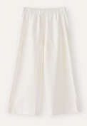 Wide & cropped culottes, White, webstill