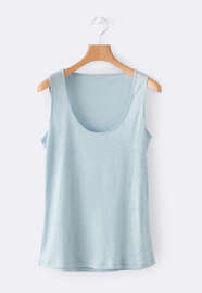 Simple vest, Soft aqua, webstill