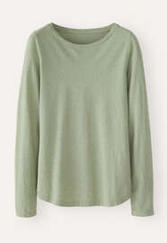 Round-neck top, Soft jade, webstill