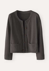 Jersey jacket, Petrol black, webstill